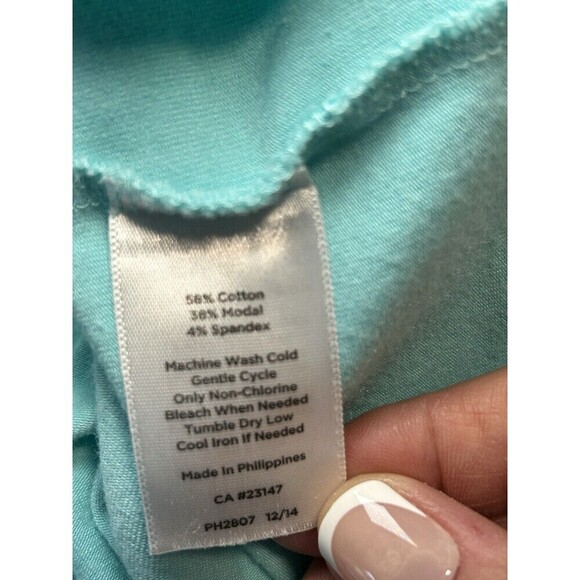 TALBOT’S Striped Maxi Tank Dress with Drawstring Waist Size Medium - Picture 6 of 8